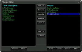 Audio CD Runner playlist editor